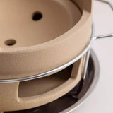Maxbell Charcoal Stovetop Compact Barbecue Grill Stovetop for BBQ Brewing Tea Picnic S
