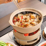 Maxbell Charcoal Stovetop Compact Barbecue Grill Stovetop for BBQ Brewing Tea Picnic M
