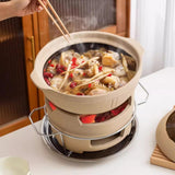 Maxbell Charcoal Stovetop Compact Barbecue Grill Stovetop for BBQ Brewing Tea Picnic M