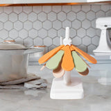Maxbell Tree Coasters with Holder Foldable Hot Pot Holders for Hot Dishes Bowls Home