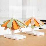 Maxbell Tree Coasters with Holder Foldable Hot Pot Holders for Hot Dishes Bowls Home