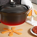 Maxbell Tree Coasters with Holder Foldable Hot Pot Holders for Hot Dishes Bowls Home
