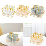 Maxbell Dried Fruit Tray Dustproof Sealed Container for Dining Room Home Living Room clear