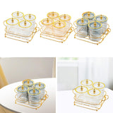 Maxbell Dried Fruit Tray Dustproof Sealed Container for Dining Room Home Living Room clear