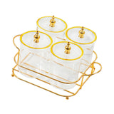 Maxbell Dried Fruit Tray Dustproof Sealed Container for Dining Room Home Living Room clear