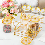 Maxbell Dried Fruit Tray Dustproof Sealed Container for Dining Room Home Living Room amber