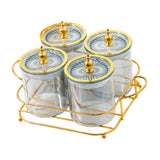Maxbell Dried Fruit Tray Dustproof Sealed Container for Dining Room Home Living Room grey