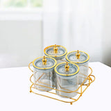 Maxbell Dried Fruit Tray Dustproof Sealed Container for Dining Room Home Living Room grey