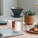 Maxbell Pour over Coffee Kettle Tea Pot Gooseneck Kettle for Home Coffee Lovers Gift White
