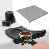 Maxbell Espresso Tamper Mat Silicone Soft Baristas Tool for Counter Coffee Bar Office grey
