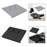 Maxbell Espresso Tamper Mat Silicone Soft Baristas Tool for Counter Coffee Bar Office grey