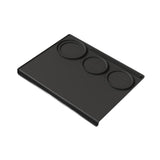 Maxbell Espresso Tamper Mat Silicone Soft Baristas Tool for Counter Coffee Bar Office black