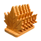 Maxbell 6 Pieces Fall Leaves Coasters Table Coaster for Restaurant Fridge Dinnerware Square base L
