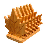 Maxbell 6 Pieces Fall Leaves Coasters Table Coaster for Restaurant Fridge Dinnerware Square base L