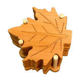 Maxbell 6 Pieces Fall Leaves Coasters Table Coaster for Restaurant Fridge Dinnerware Leaf base S