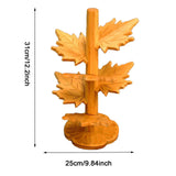 Maxbell 6 Pieces Fall Leaves Coasters Table Coaster for Restaurant Fridge Dinnerware tree shaped L