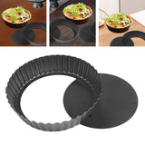 Maxbell Tart Pan Round Removable Loose Bottom Reusable Quiche Baking Dish Quiche Pan 26cm