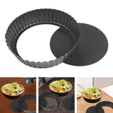 Maxbell Tart Pan Round Removable Loose Bottom Reusable Quiche Baking Dish Quiche Pan 28cm