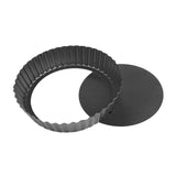 Maxbell Tart Pan Round Removable Loose Bottom Reusable Quiche Baking Dish Quiche Pan 28cm
