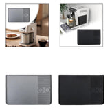 Maxbell Silicone Coffee Mat Multipurpose Anti Slip Coffee Maker Mat for Cafe Cabinet Gray