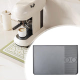 Maxbell Silicone Coffee Mat Multipurpose Anti Slip Coffee Maker Mat for Cafe Cabinet Gray