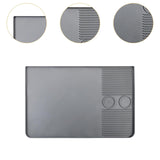 Maxbell Silicone Coffee Mat Multipurpose Anti Slip Coffee Maker Mat for Cafe Cabinet Gray