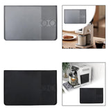 Maxbell Silicone Coffee Mat Multipurpose Anti Slip Coffee Maker Mat for Cafe Cabinet Gray