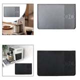 Maxbell Silicone Coffee Mat Multipurpose Anti Slip Coffee Maker Mat for Cafe Cabinet Gray