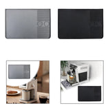 Maxbell Silicone Coffee Mat Multipurpose Anti Slip Coffee Maker Mat for Cafe Cabinet Gray