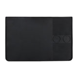 Maxbell Silicone Coffee Mat Multipurpose Anti Slip Coffee Maker Mat for Cafe Cabinet Black