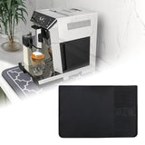 Maxbell Silicone Coffee Mat Multipurpose Anti Slip Coffee Maker Mat for Cafe Cabinet Black