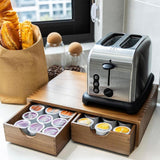 Maxbell Coffee Pod Storage Drawer Coffee Station Capsule Holder for Home Bar Counter