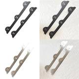Maxbell 2x Stainless Steel Cover Easy to Clean for Restaurant Dining Room Countertop black