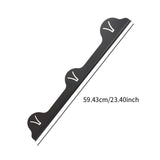 Maxbell 2x Stainless Steel Cover Easy to Clean for Restaurant Dining Room Countertop black