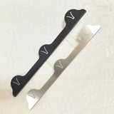 Maxbell 2x Stainless Steel Cover Easy to Clean for Restaurant Dining Room Countertop black