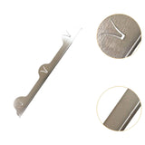 Maxbell 2x Stainless Steel Cover Easy to Clean for Restaurant Dining Room Countertop Argent