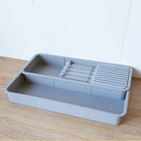 Maxbell Retractable Knife Organizer Versatile Kitchen Utensil Organizer for Home Use Grey