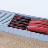 Maxbell Retractable Knife Organizer Versatile Kitchen Utensil Organizer for Home Use Grey