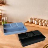 Maxbell Retractable Knife Organizer Versatile Kitchen Utensil Organizer for Home Use Grey