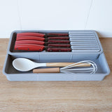 Maxbell Retractable Knife Organizer Versatile Kitchen Utensil Organizer for Home Use Grey
