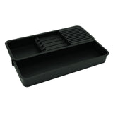 Maxbell Retractable Knife Organizer Versatile Kitchen Utensil Organizer for Home Use Black