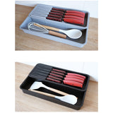Maxbell Retractable Knife Organizer Versatile Kitchen Utensil Organizer for Home Use Black