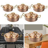 Maxbell Stainless Steel Hot Pot Practical Induction Pan for Caterer Parties Home Use 20cm