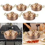 Maxbell Stainless Steel Hot Pot Practical Induction Pan for Caterer Parties Home Use 20cm