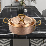 Maxbell Stainless Steel Hot Pot Practical Induction Pan for Caterer Parties Home Use 26cm