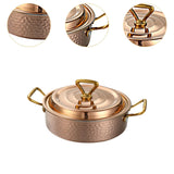 Maxbell Stainless Steel Hot Pot Practical Induction Pan for Caterer Parties Home Use 28cm