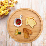 Maxbell Round Serving Tray Dining Easy to Use Fruit Tray for Countertop Kitchen Home