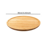 Maxbell Round Serving Tray Dining Easy to Use Fruit Tray for Countertop Kitchen Home