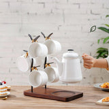 Maxbell Cup Holder Creative Multipurpose Mug Holder for Living Room Restaurant Hotel Bronze