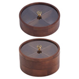 Maxbell Dried Fruit Container Multipurpose Candy Box for New Year Home Family Dinner 28x9cm